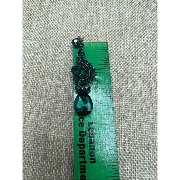 New EVER FAITH Women's Crystal Bohemia Bridal Hollow Wave  Chandelier Teardrop D - Picture 6 of 7